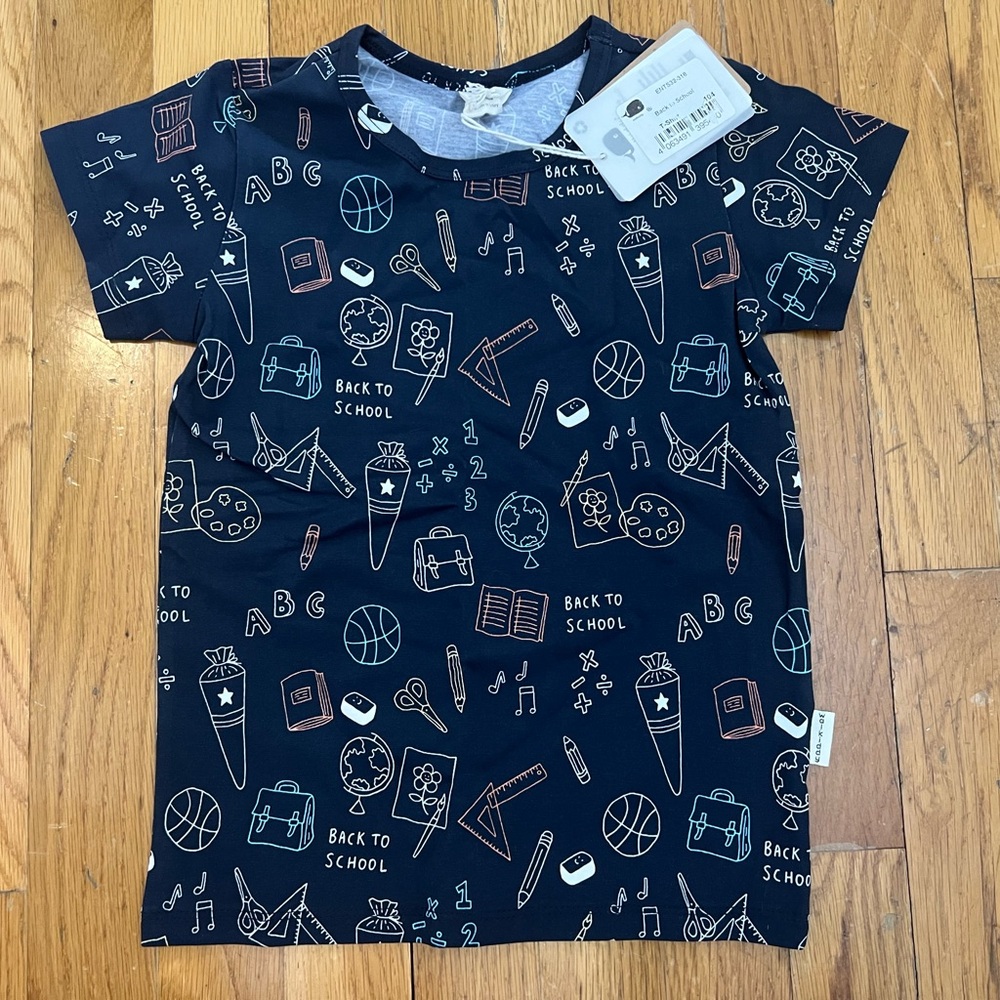 NWT Walkiddy Back to School Kids Shirt 4T